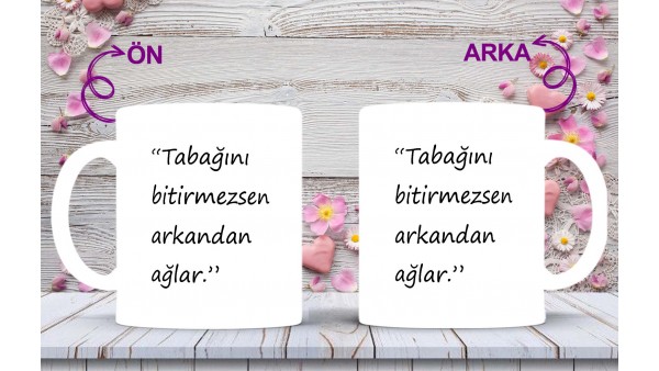 Anneler Gününe Özel Anne Sözleri Baskılı Kupa-Mikshediye