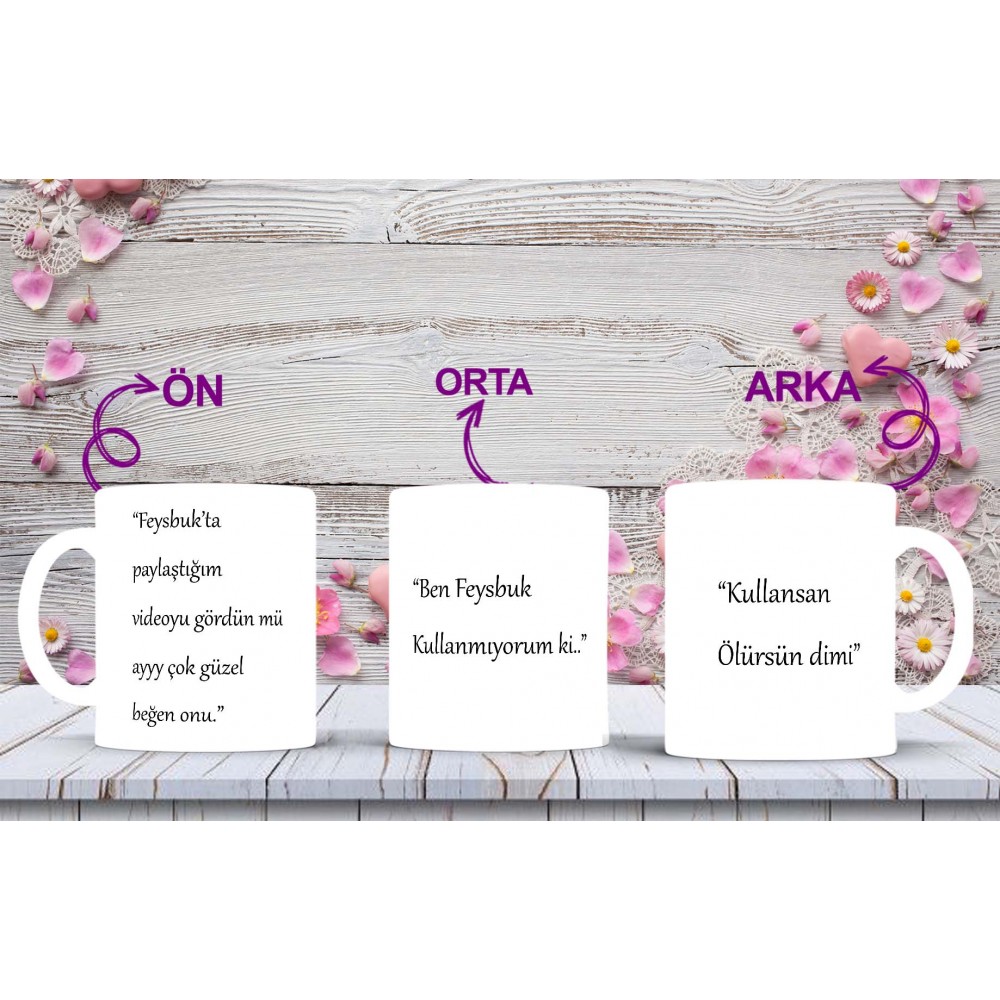 Anneler Gününe Özel Anne Sözleri Baskılı Kupa-Mikshediye