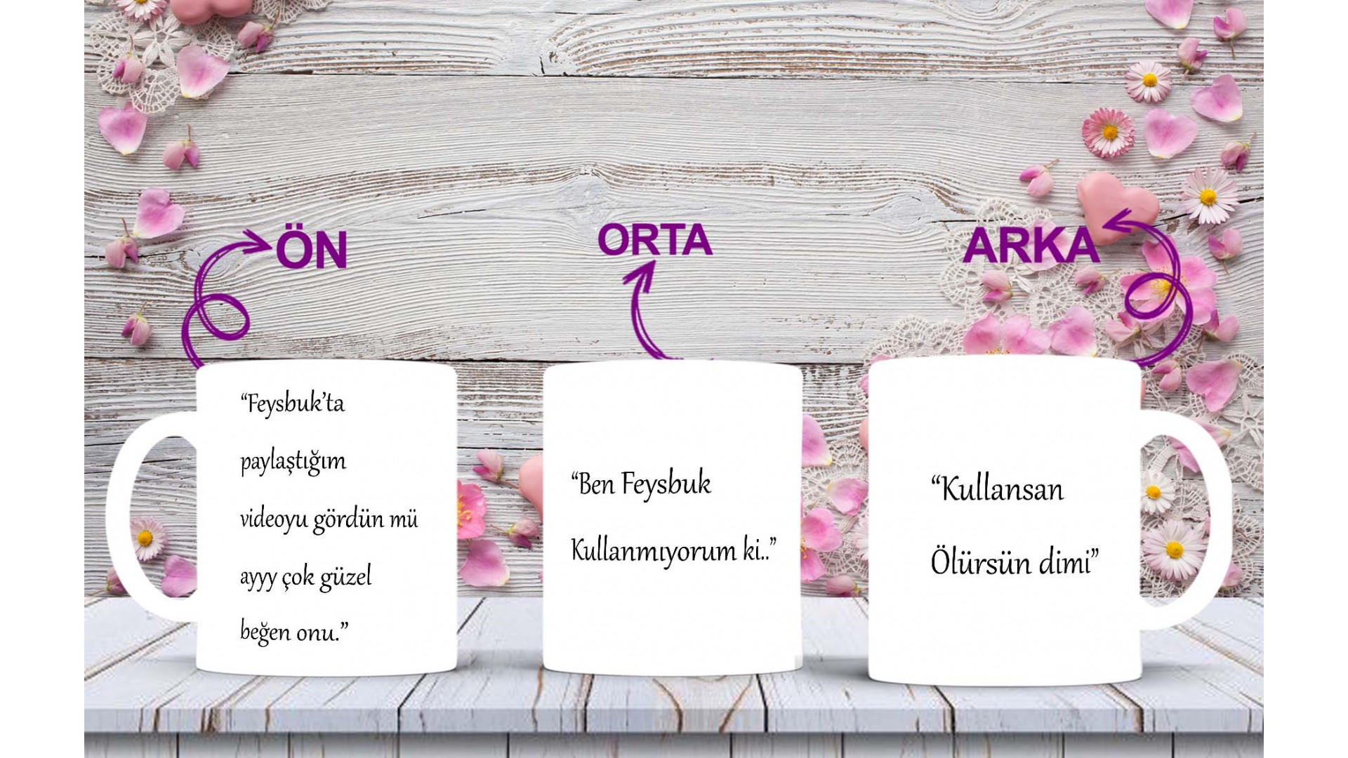 anneler günü kişiye özel fotoğraflı seramik kupa hediye