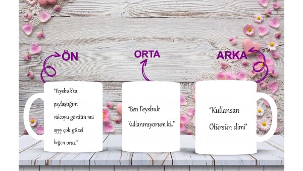 Anneler Gününe Özel Anne Sözleri Baskılı Kupa-Mikshediye