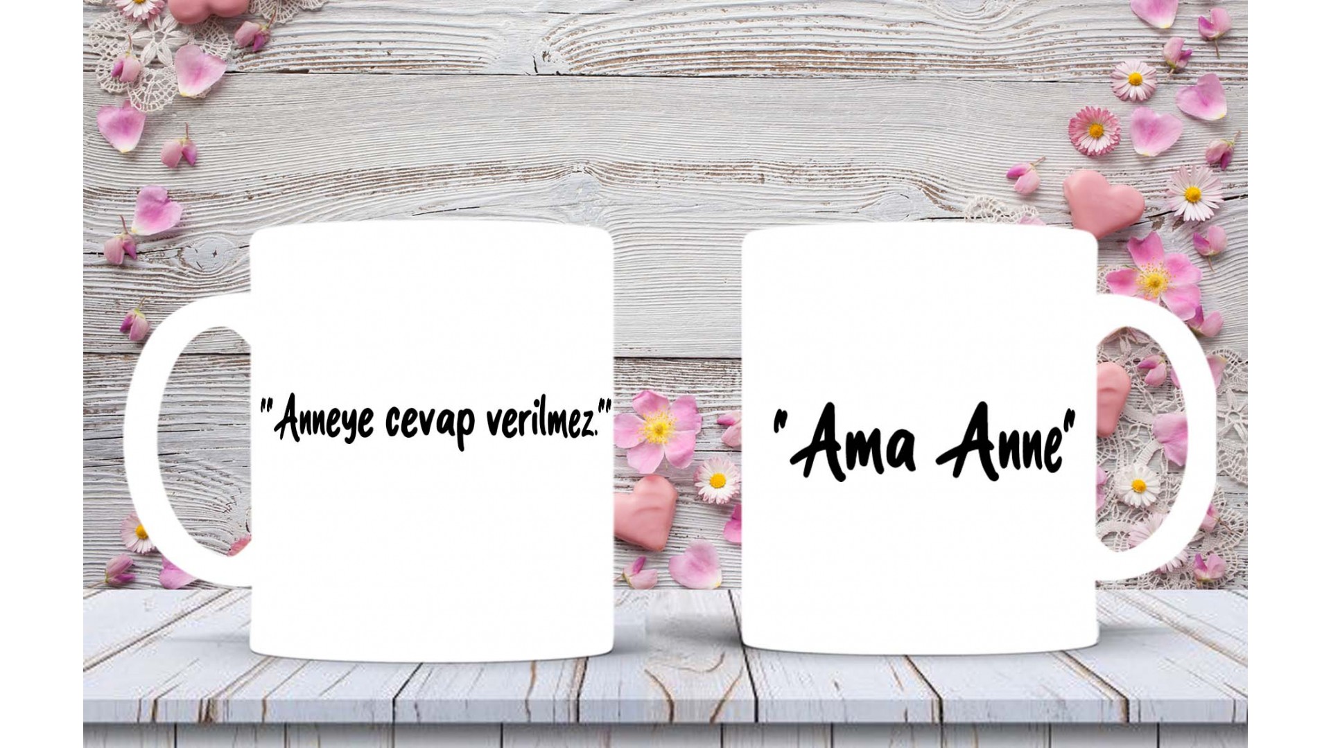 anneler günü kişiye özel fotoğraflı seramik kupa hediye