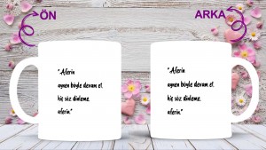 anneler günü kişiye özel fotoğraflı seramik kupa hediye