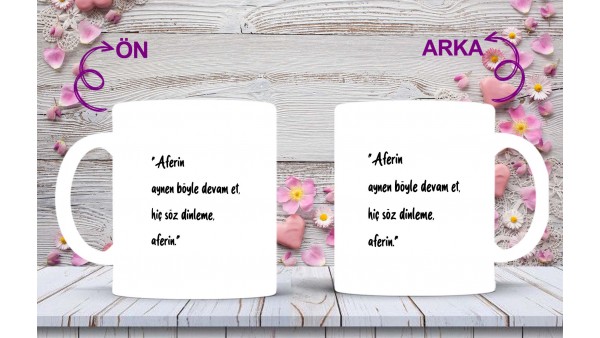 Anneler Gününe Özel Anne Sözleri Baskılı Kupa-Mikshediye