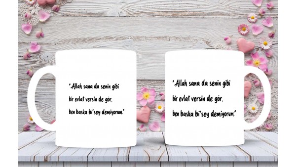 Anneler Gününe Özel Anne Sözleri Baskılı Kupa-Mikshediye