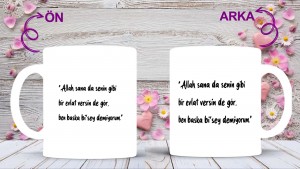 anneler günü kişiye özel fotoğraflı seramik kupa hediye