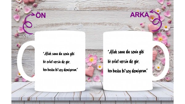 Anneler Gününe Özel Anne Sözleri Baskılı Kupa-Mikshediye