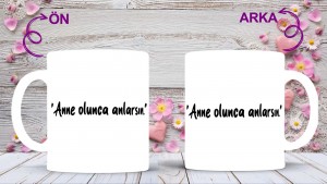 anneler günü kişiye özel fotoğraflı seramik kupa hediye