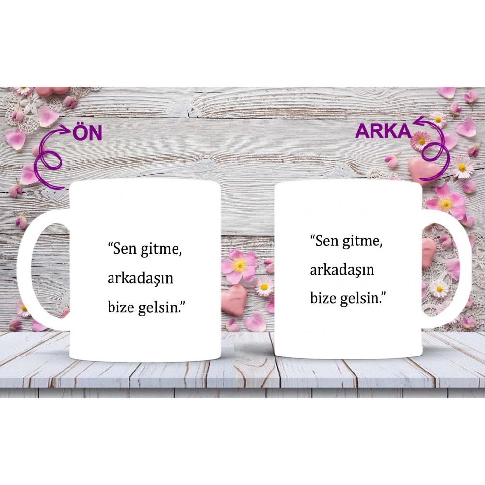 Anneler Gününe Özel Anne Sözleri Baskılı Kupa-Mikshediye