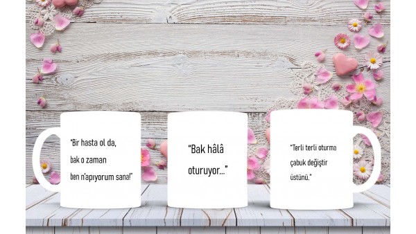 Anneler Gününe Özel Anne Sözleri Baskılı Kupa-Mikshediye
