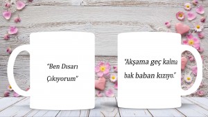 anneler günü kişiye özel fotoğraflı seramik kupa hediye