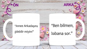 anneler günü kişiye özel fotoğraflı seramik kupa hediye