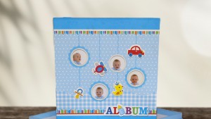 Kişiye özel çocuk fotoğraf albümü – renkli ve dayanıklı tasarım