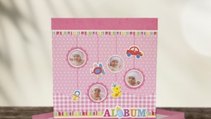 Kişiye özel çocuk fotoğraf albümü – renkli ve dayanıklı tasarım