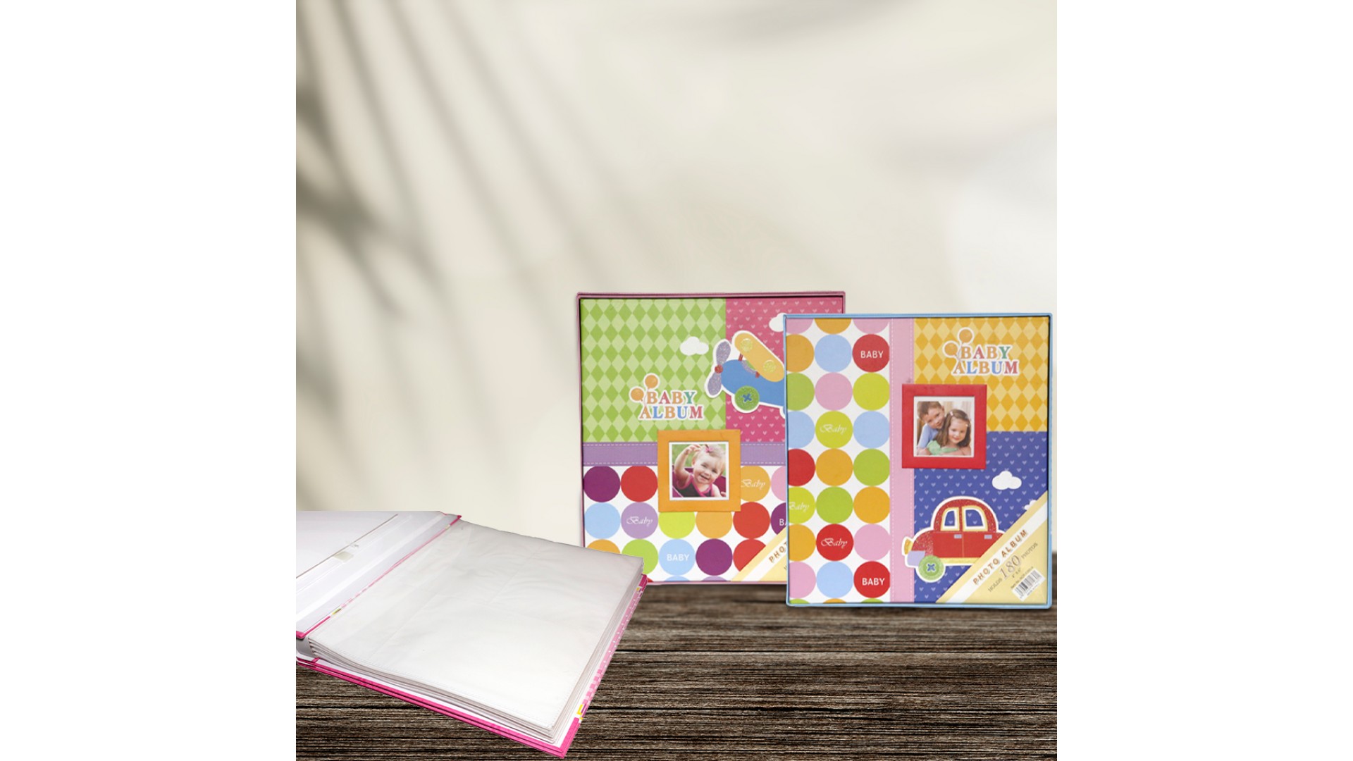 Kişiye özel çocuk fotoğraf albümü – renkli ve dayanıklı tasarım