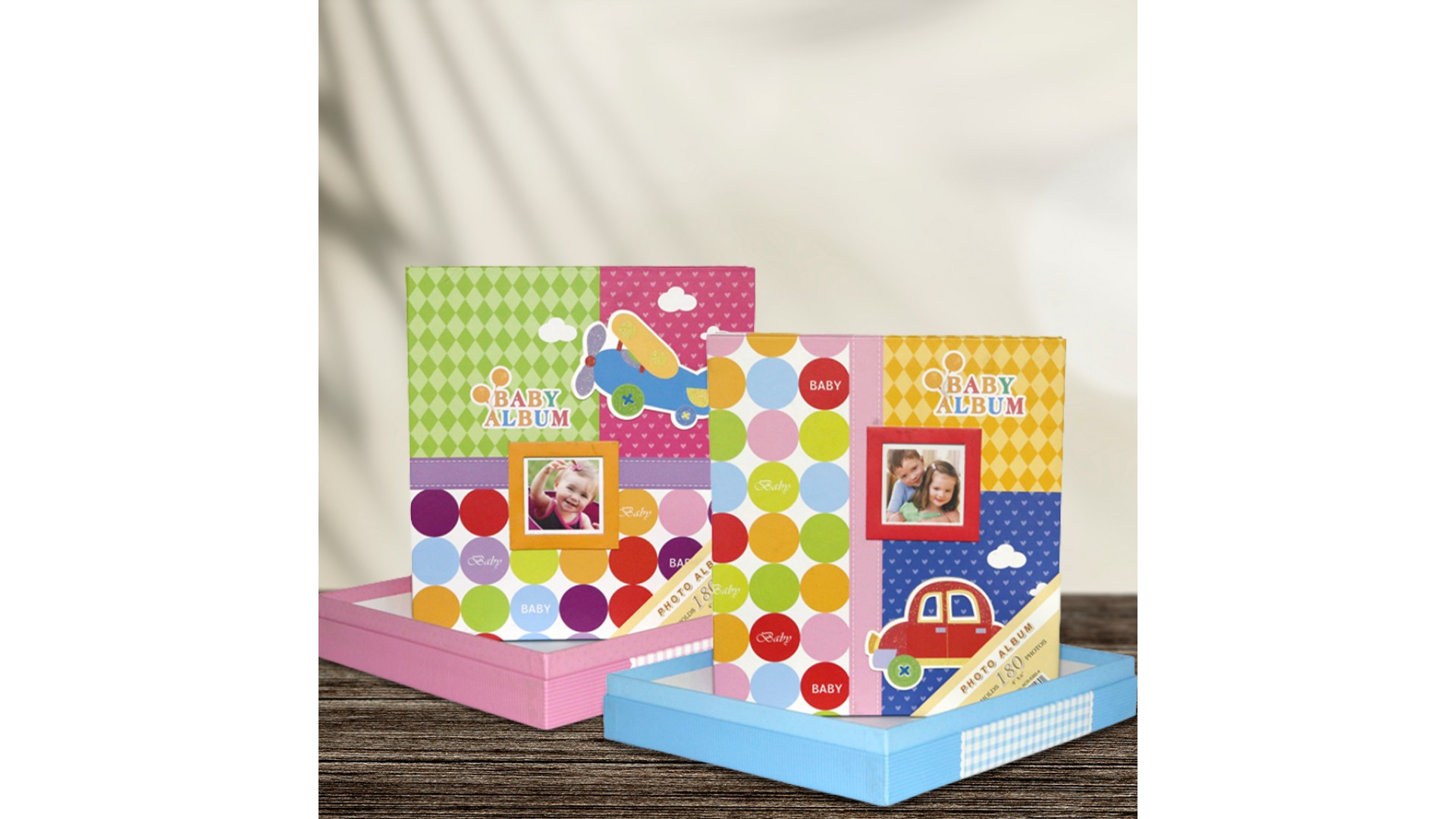 Kişiye özel çocuk fotoğraf albümü – renkli ve dayanıklı tasarım