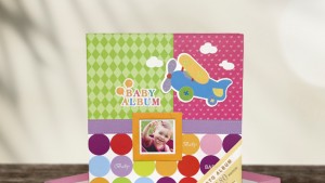 Kişiye özel çocuk fotoğraf albümü – renkli ve dayanıklı tasarım