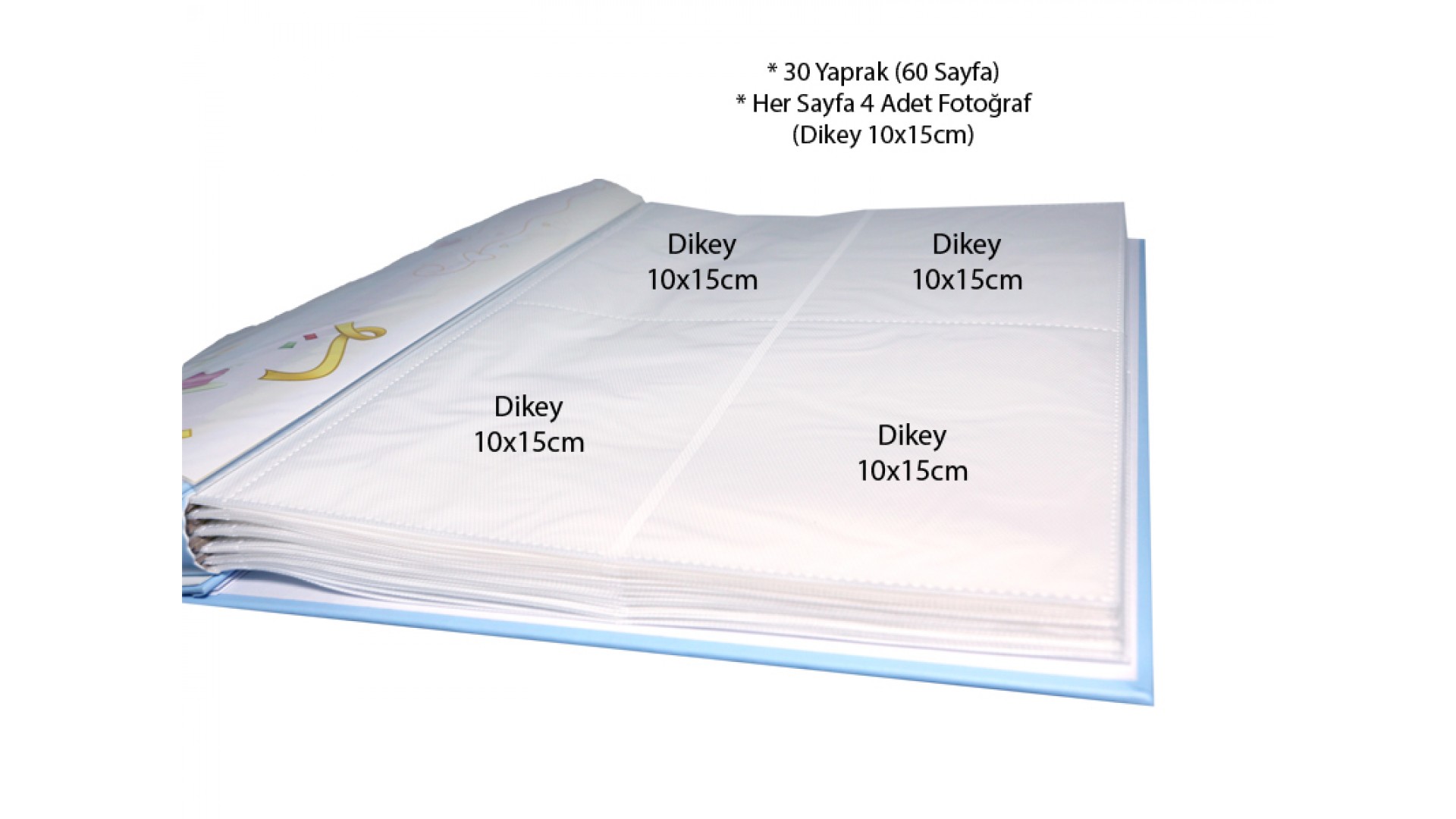 Kişiye özel çocuk fotoğraf albümü – renkli ve dayanıklı tasarım
