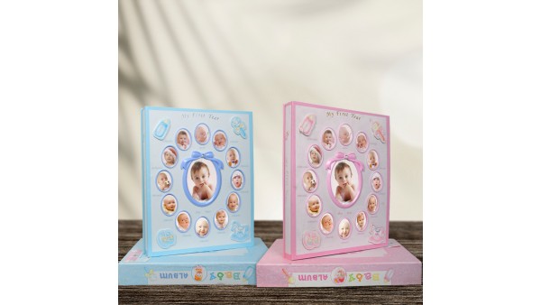 Bebek 12 Ay Pencereli Fotoğraf Albümü 10x15cm 240'lık 