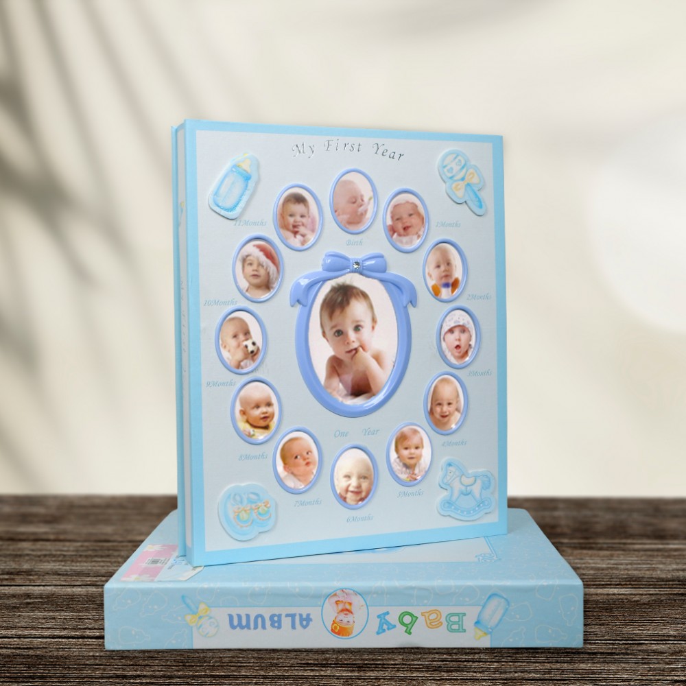 Bebek 12 Ay Pencereli Fotoğraf Albümü 10x15cm 240'lık 