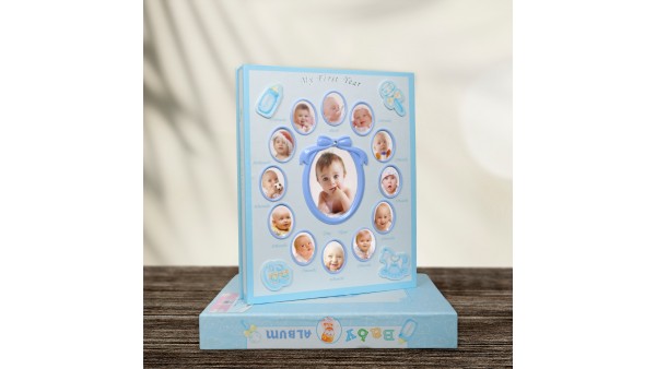 Bebek 12 Ay Pencereli Fotoğraf Albümü 10x15cm 240'lık 