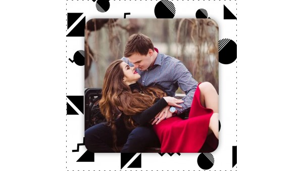 7x7 Kare Baskı Desenli