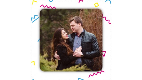 7x7 Kare Baskı Desenli