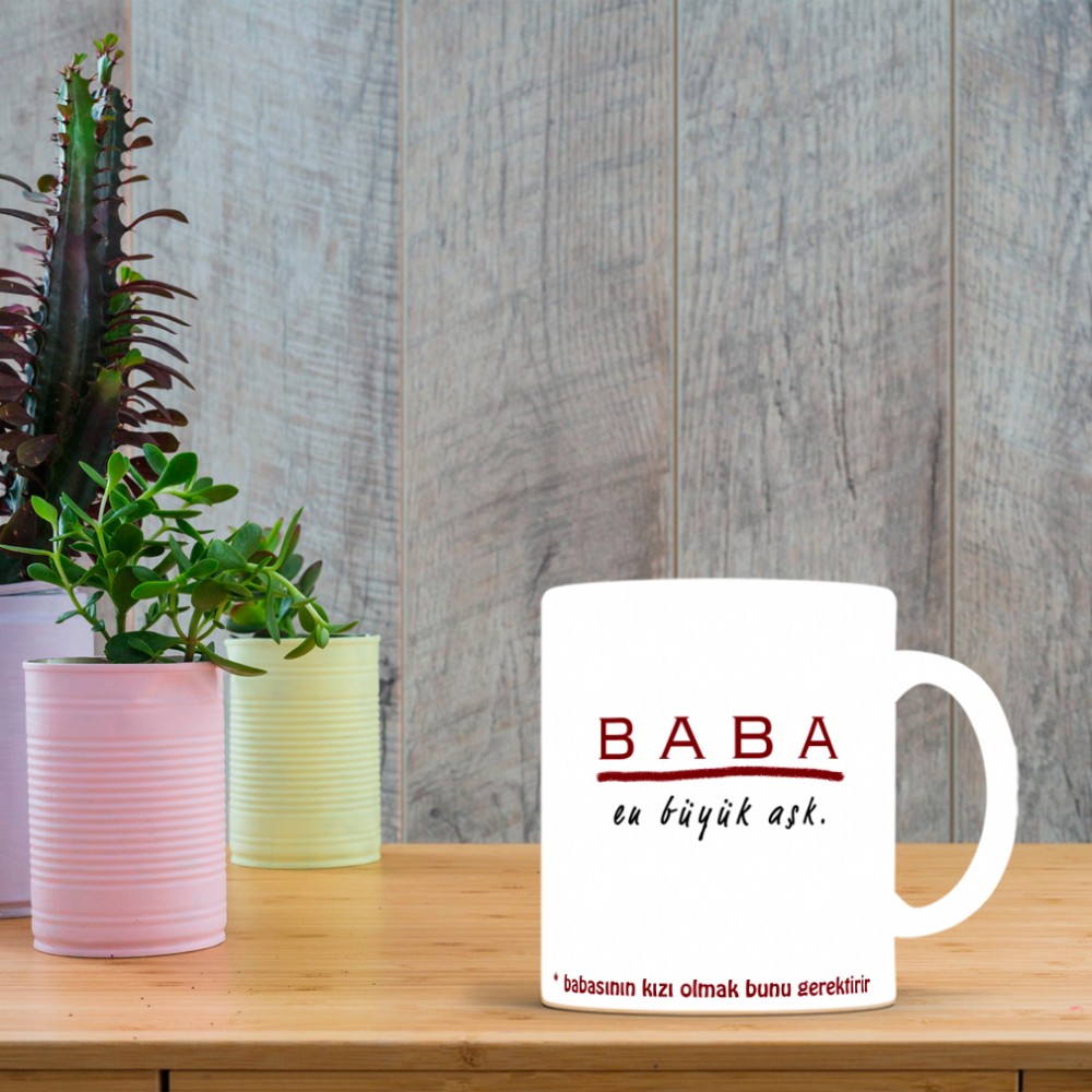 Babalar Gününe Özel Tasarımlı Baskılı Kupa Bardak – MiksHediye
