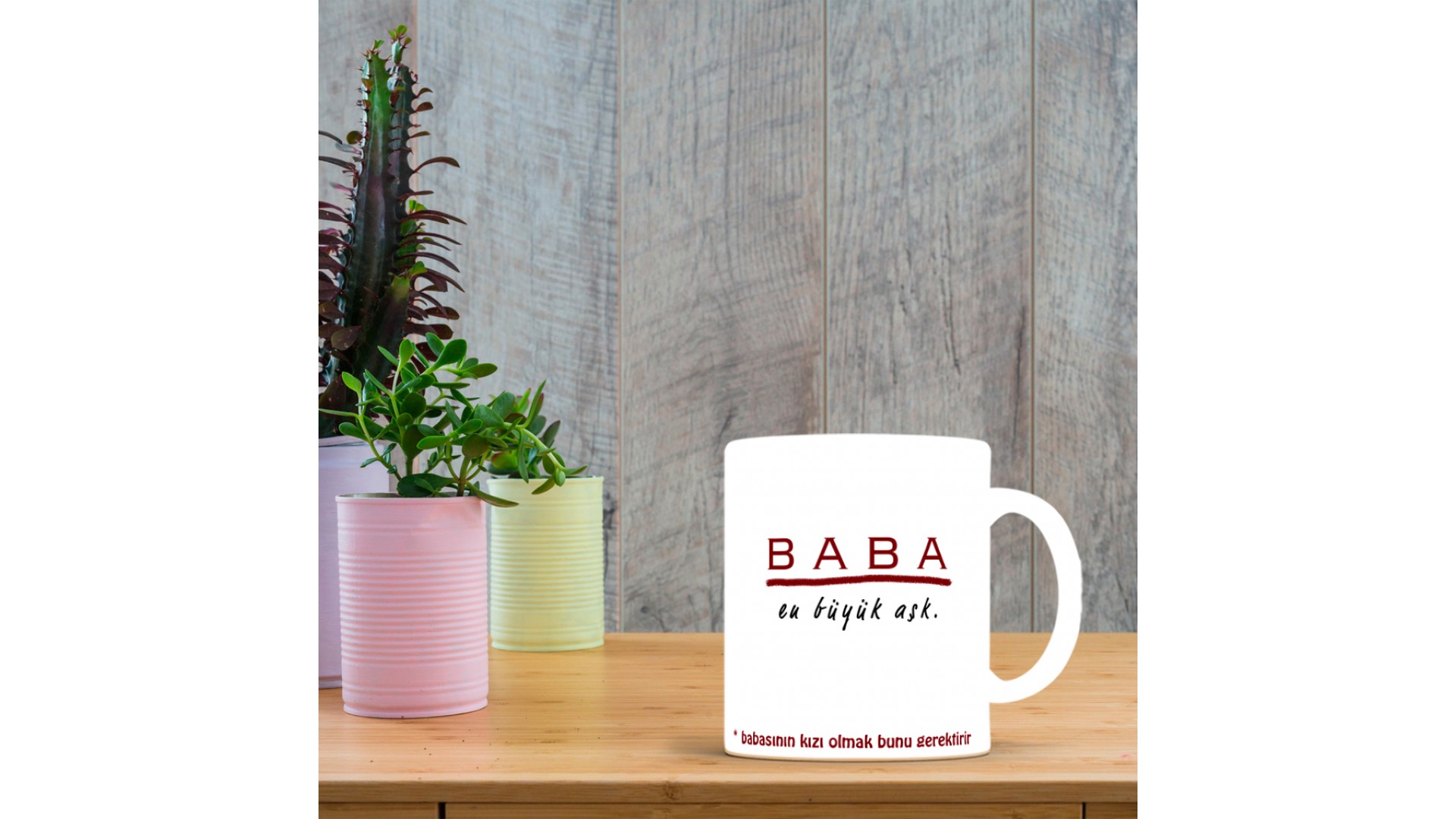 Babalar Gününe Özel baskılı seramik kupa bardak