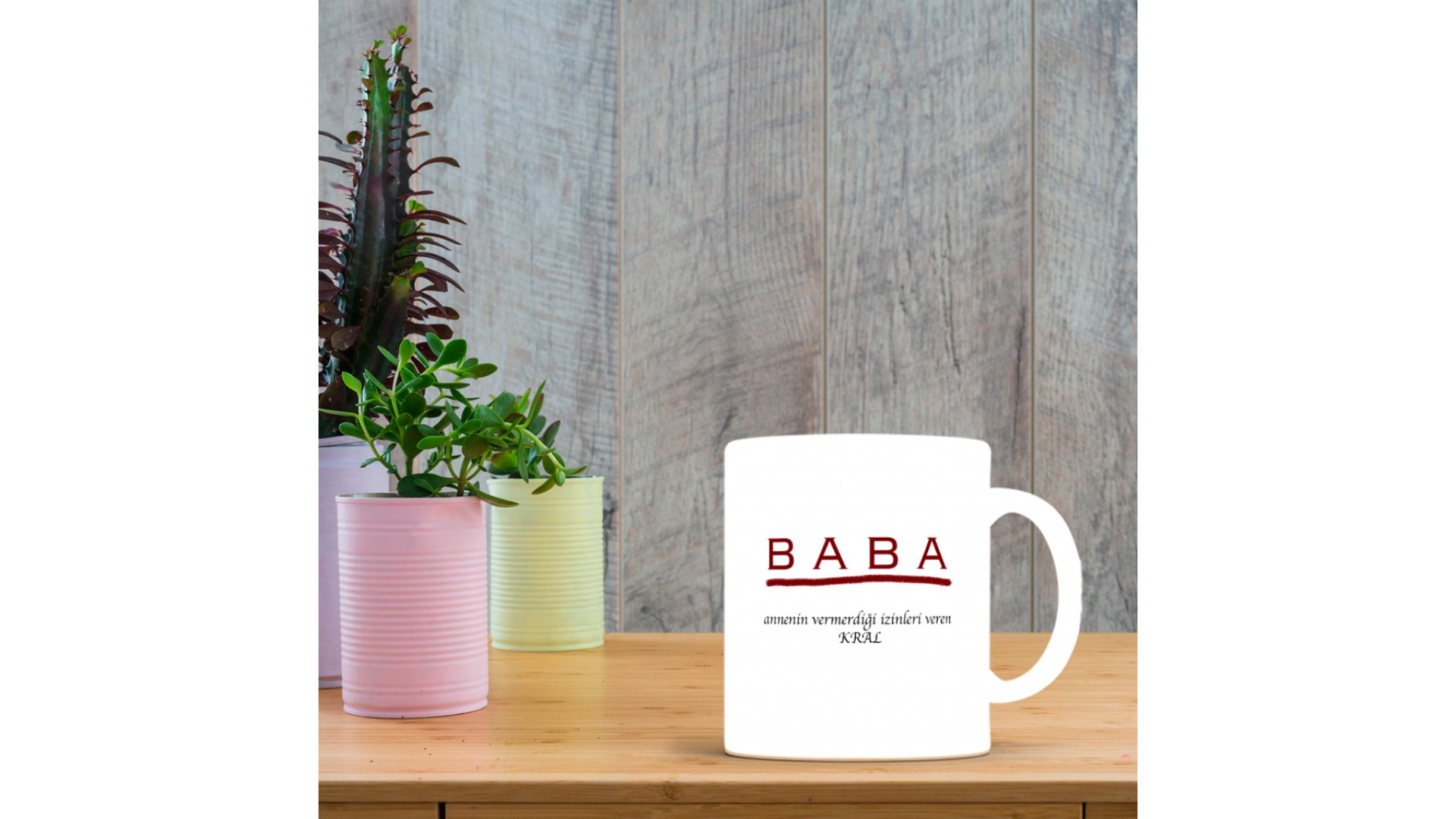 Babalar Gününe Özel baskılı seramik kupa bardak
