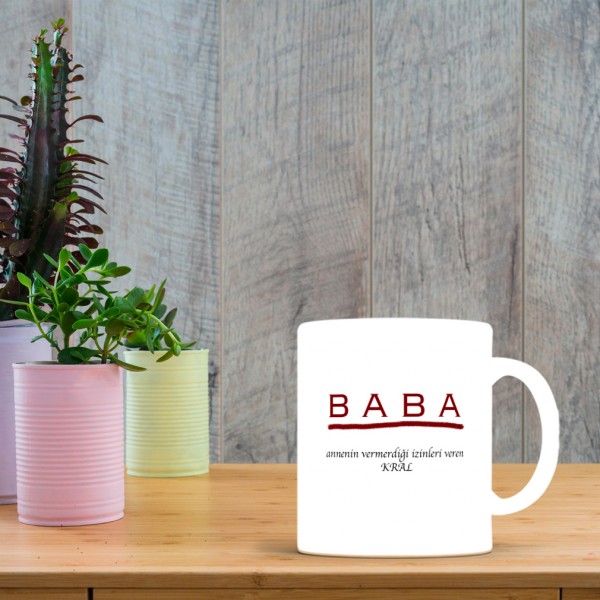 Babalar Gününe Özel Tasarımlı Baskılı Kupa Bardak – MiksHediye