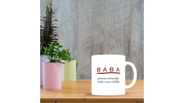 Babalar Gününe Özel Tasarımlı Baskılı Kupa Bardak – MiksHediye