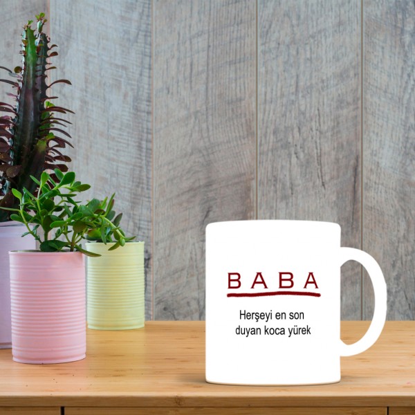 Babalar Gününe Özel Tasarımlı Baskılı Kupa Bardak – MiksHediye