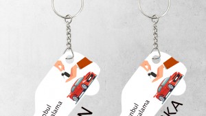 kişiye özel metal anahtarlık Sublimasyon baskılı anahtarlık modeli