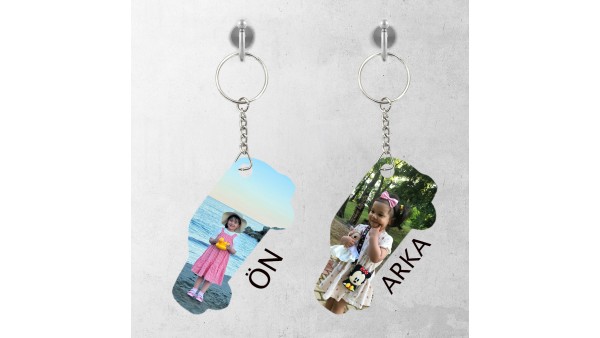 Kişiye Özel Araba Figürlü Metal Anahtarlık –  Baskılı Premium Anahtarlık