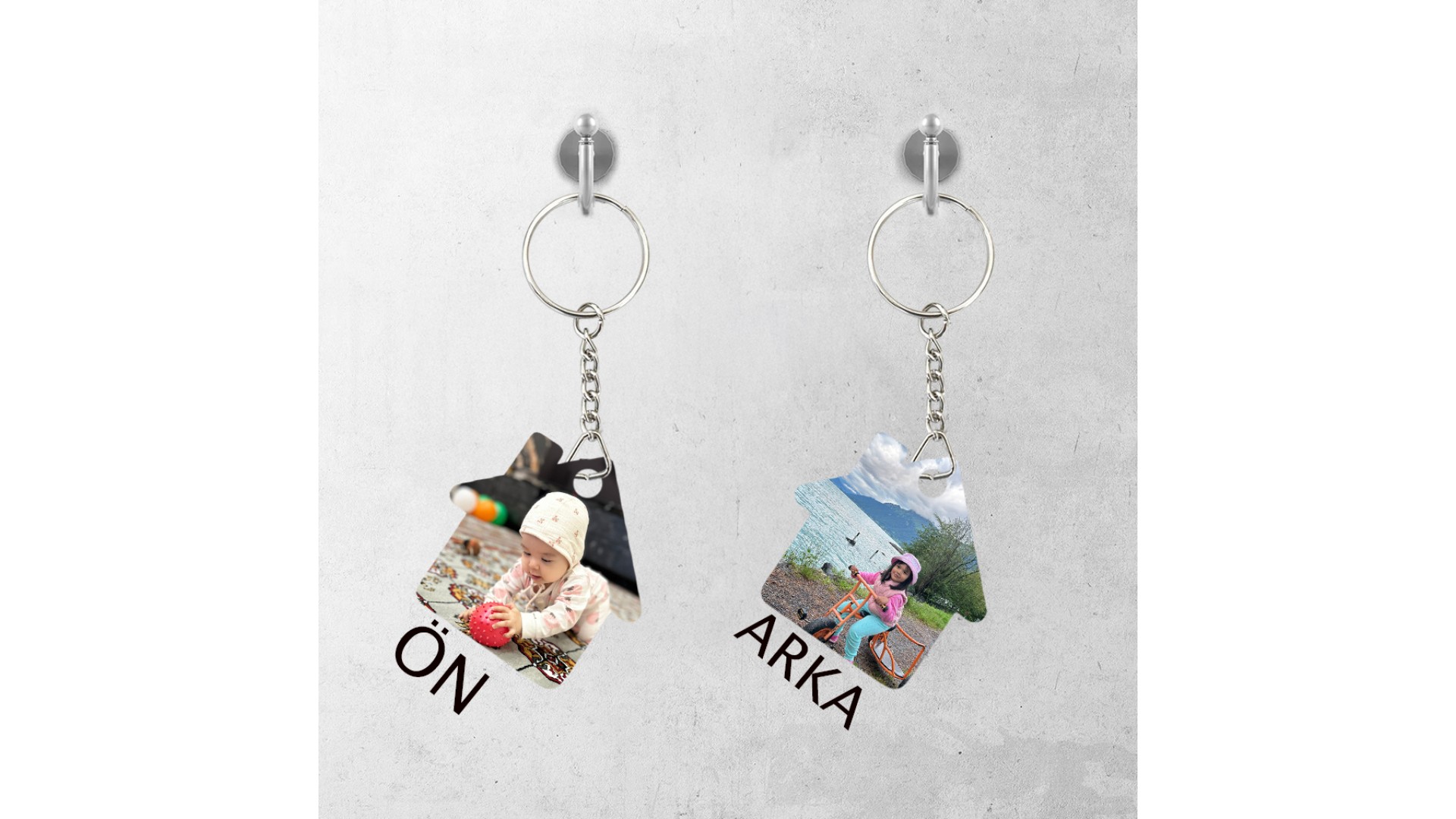 kişiye özel metal anahtarlık Sublimasyon baskılı anahtarlık modeli