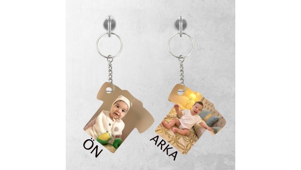 Kişiye Özel Forma Figürlü  Metal Anahtarlık –  Baskılı Premium Anahtarlık