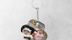 kişiye özel metal anahtarlık Sublimasyon baskılı anahtarlık modeli