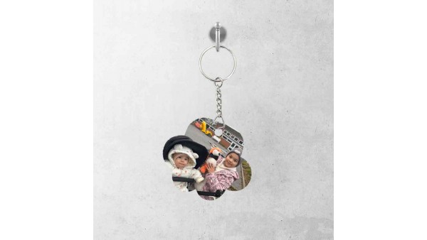 Kişiye Özel Pati Figürlü Metal Anahtarlık –  Baskılı Premium Anahtarlık