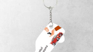 kişiye özel metal anahtarlık Sublimasyon baskılı anahtarlık modeli