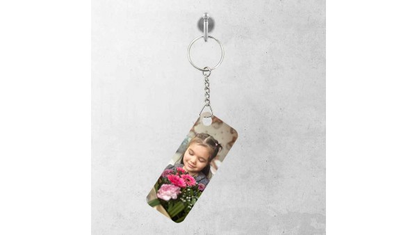 Kişiye Özel Dikdörtgen Metal Anahtarlık –  Baskılı Premium Anahtarlık