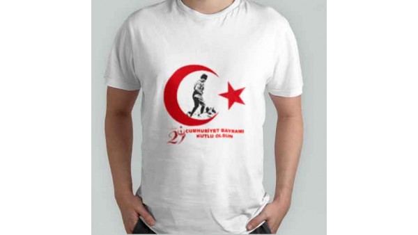 29 Ekime Özel Baskılı T-shirt