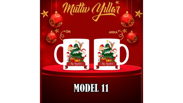  Yılbaşı Tasarımlı Kişiye Özel Kupa Bardak – MiksHediye