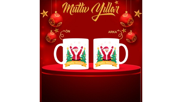 Yılbaşına Özel Tasarımlı Kupa