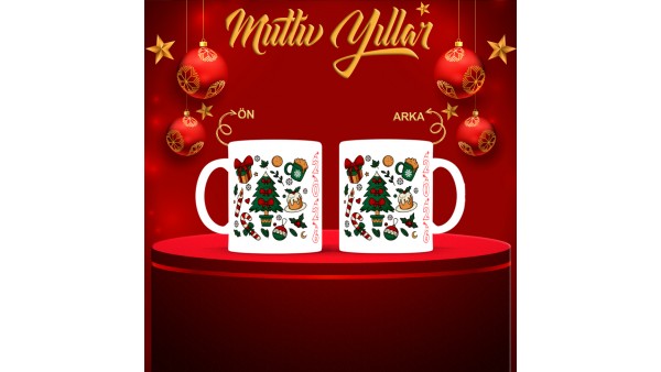 Yılbaşına Özel Tasarımlı Kupa