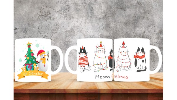  Yılbaşı Tasarımlı Kişiye Özel Kupa Bardak – MiksHediye