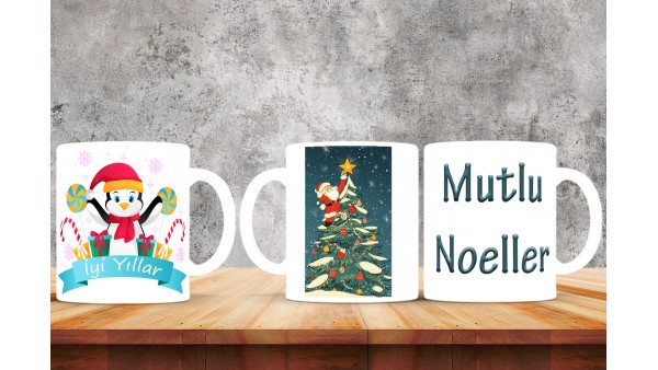  Yılbaşı Tasarımlı Kişiye Özel Kupa Bardak – MiksHediye