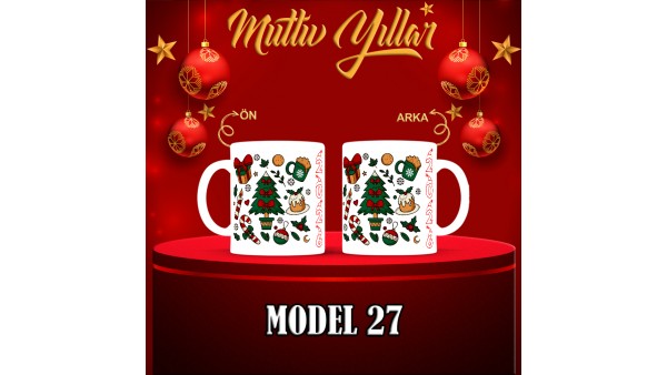  Yılbaşı Tasarımlı Kişiye Özel Kupa Bardak – MiksHediye
