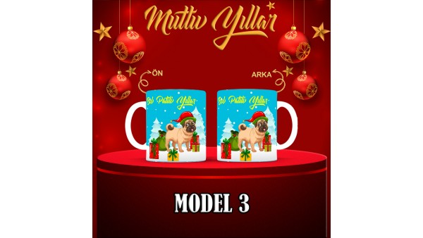  Yılbaşı Tasarımlı Kişiye Özel Kupa Bardak – MiksHediye