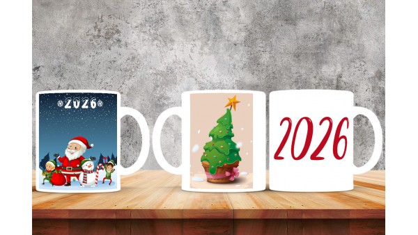  Yılbaşı Tasarımlı Kişiye Özel Kupa Bardak – MiksHediye