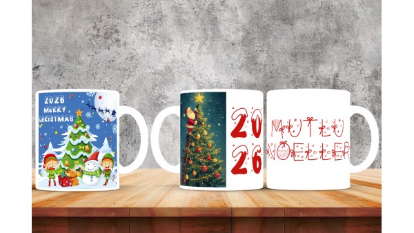  Yılbaşı Tasarımlı Kişiye Özel Kupa Bardak – MiksHediye